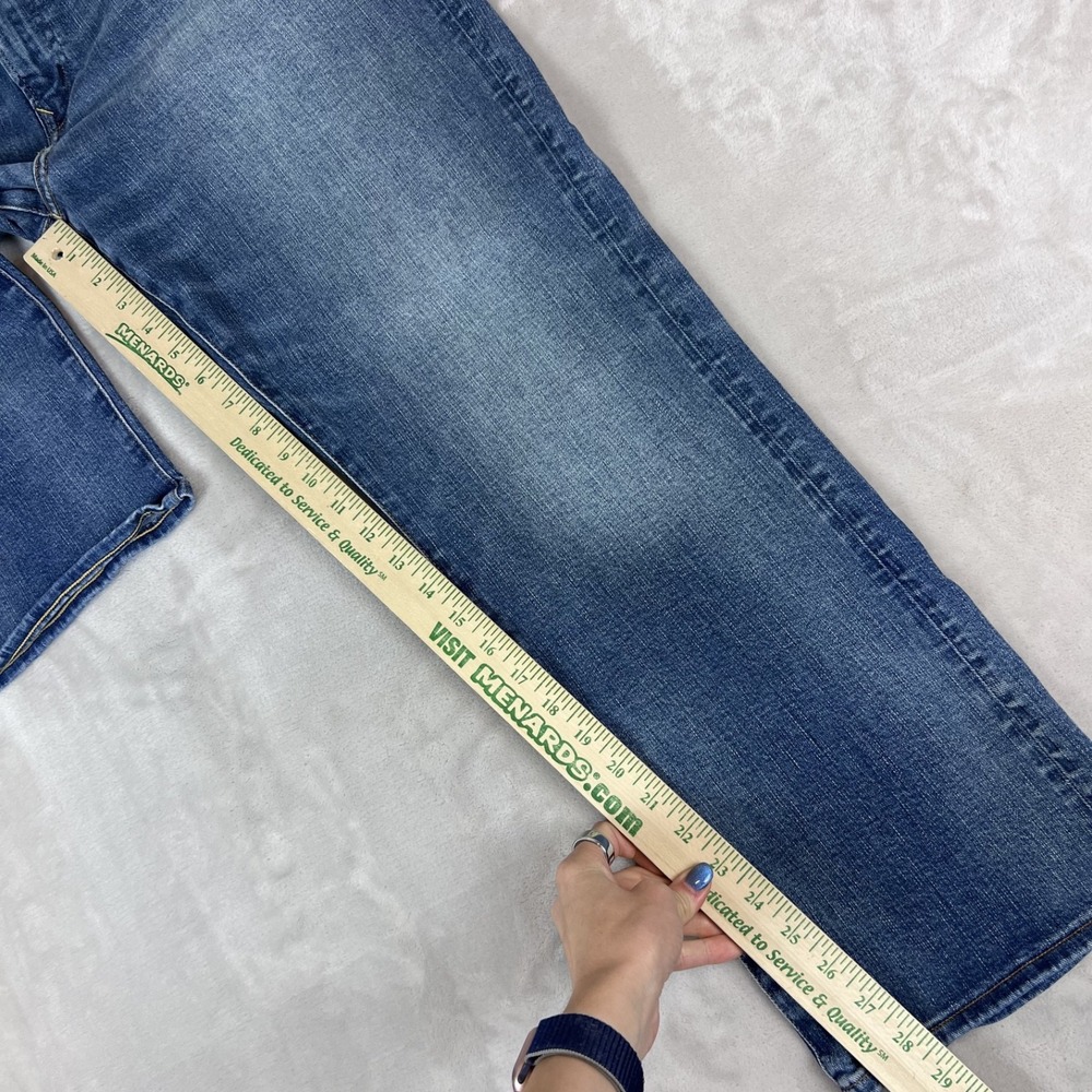 American Eagle Jeans Mens 36x30 Blue Denim Original Bootcut Whisker Casual - Picture 3 of 12